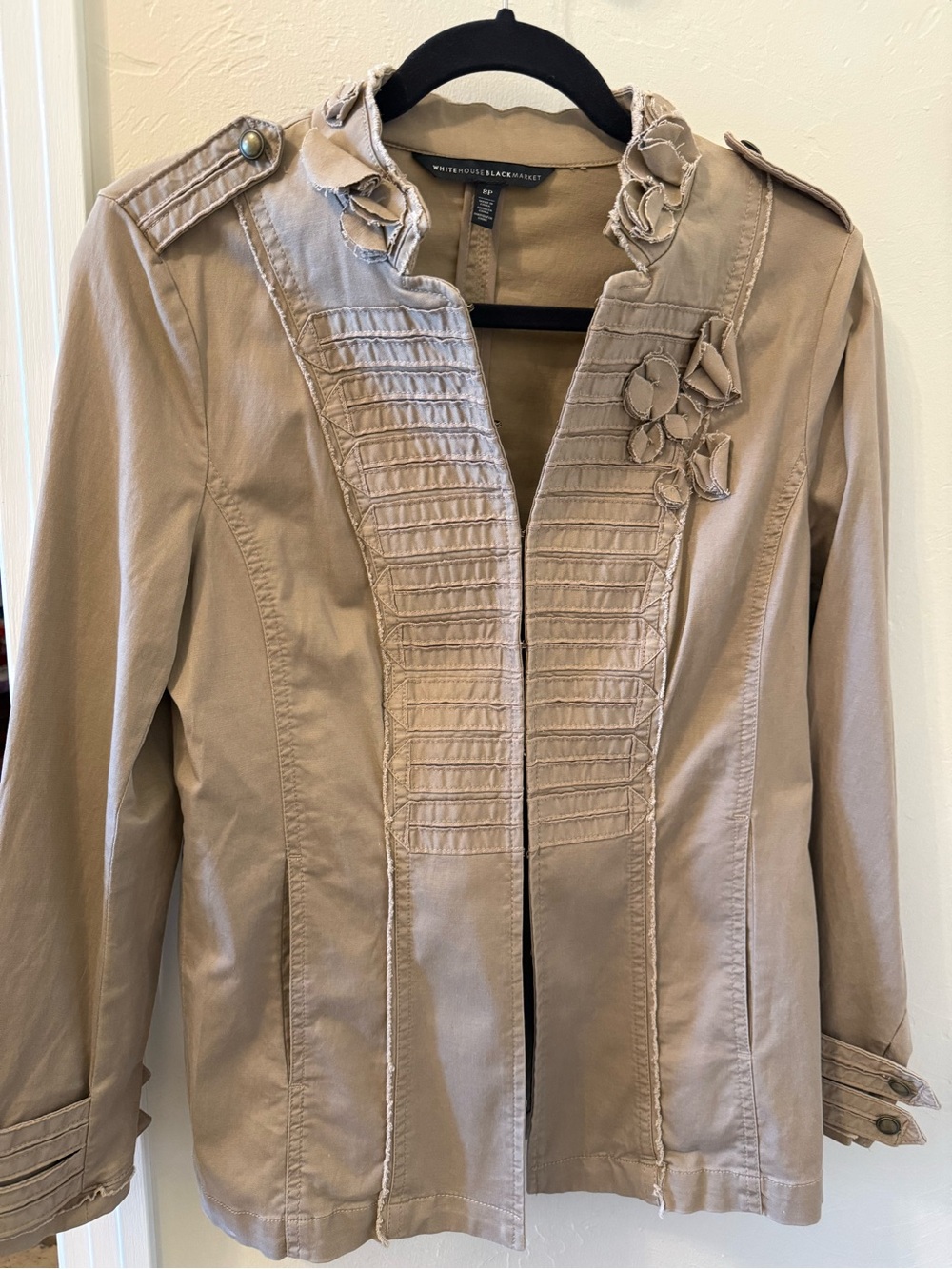 Worthington Women's Tan Decorative Front Jacket